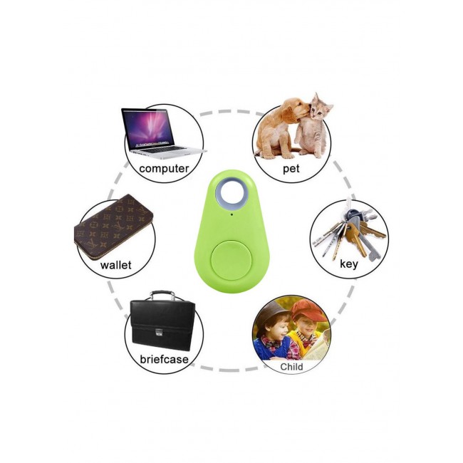 CATANES Smart Tag itag Bluetooth Tracker Key Finder Locator for Phone Key Item Pets Children Green