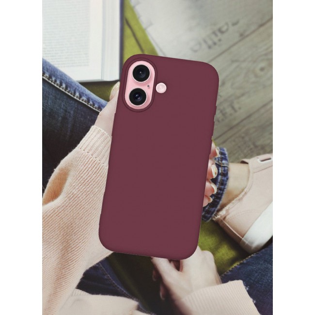 CATANES (for iPhone 16) 2 Pack Case and Screen Protector, Slim Silicone Case, Full Covered Anti Scratch Shockproof Protective Cover