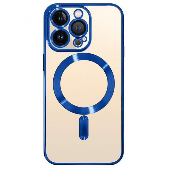 CATANES iPhone 13 Pro Clear Case with MagSafe Wireless Charging Compatible Back Cover with Electroplating Shockproof