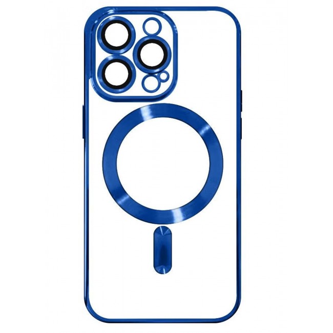 CATANES iPhone 13 Pro Clear Case with MagSafe Wireless Charging Compatible Back Cover with Electroplating Shockproof
