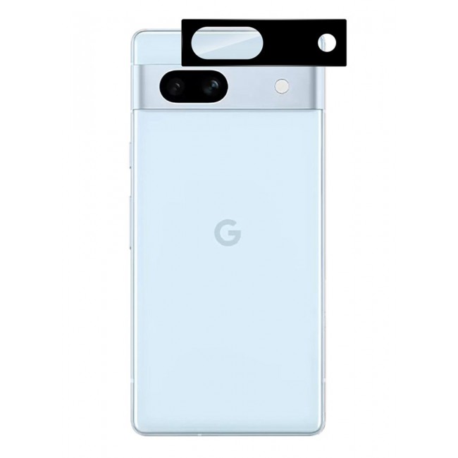 CATANES Camera Lens Protector for Google Pixel 7a Back Camera Lens Screen Protector Film Anti-Scratch HD Tempered Glass Protector Black