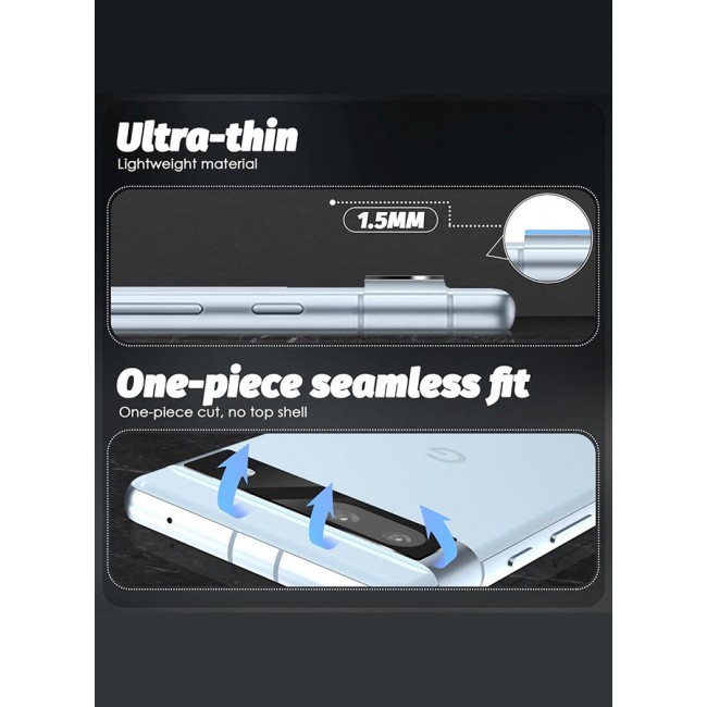 CATANES Camera Lens Protector for Google Pixel 7a Back Camera Lens Screen Protector Film Anti-Scratch HD Tempered Glass Protector Black