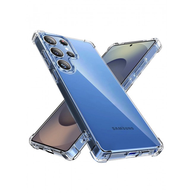 CATANES (for Samsung Galaxy S25 Ultra) 2Packs, Gorilla Clear Protective Case Rugged Shockproof and Durable with 1 Shockproof 3D Screen Protector