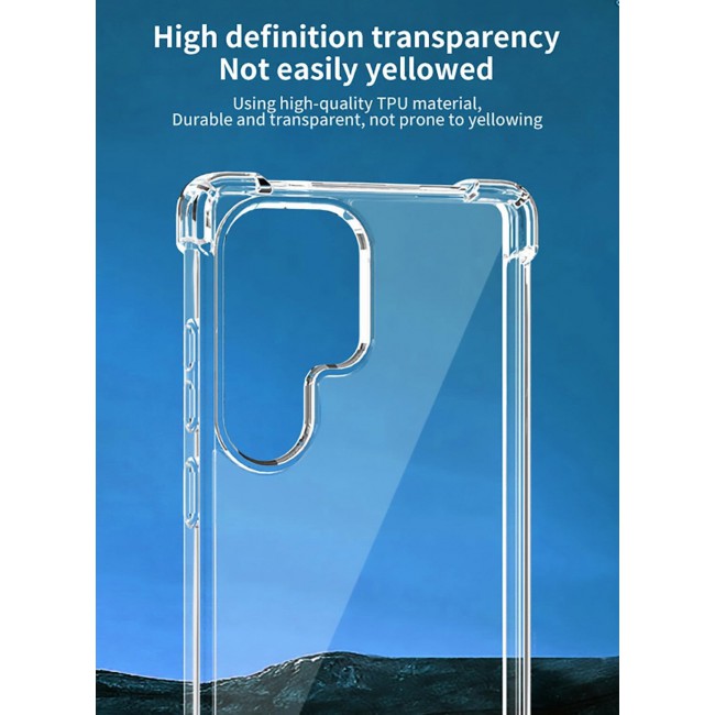 CATANES (for Samsung Galaxy S25 Ultra) 2Packs, Gorilla Clear Protective Case Rugged Shockproof and Durable with 1 Shockproof 3D Screen Protector