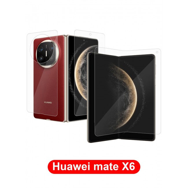 CATANES (for Huawei Mate X6 ) Premium Screen Protector and Back Glass Full 3 in 1 Coverage