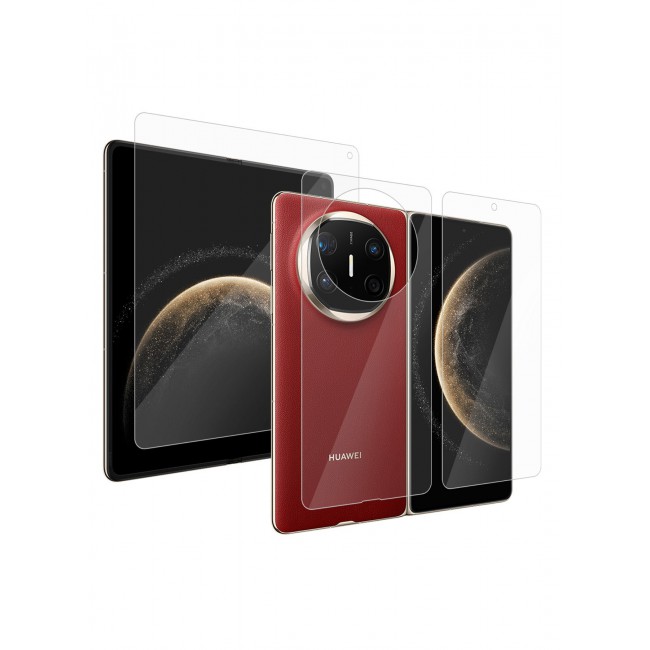 CATANES (for Huawei Mate X6 ) Premium Screen Protector and Back Glass Full 3 in 1 Coverage