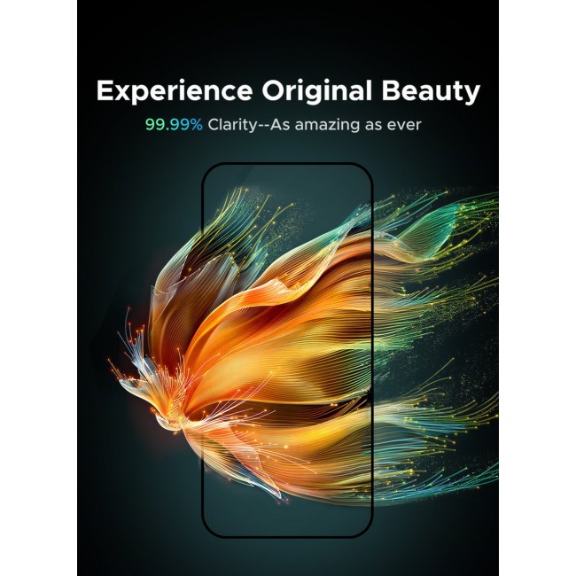 CATANES 2 PACK Screen Protector for OnePlus Ace 6 Ultra Tempered Glass 3D, Full Coverage, Scratch-Resistant, 9H Hardness High-Definition Clear Guard, Black Edge