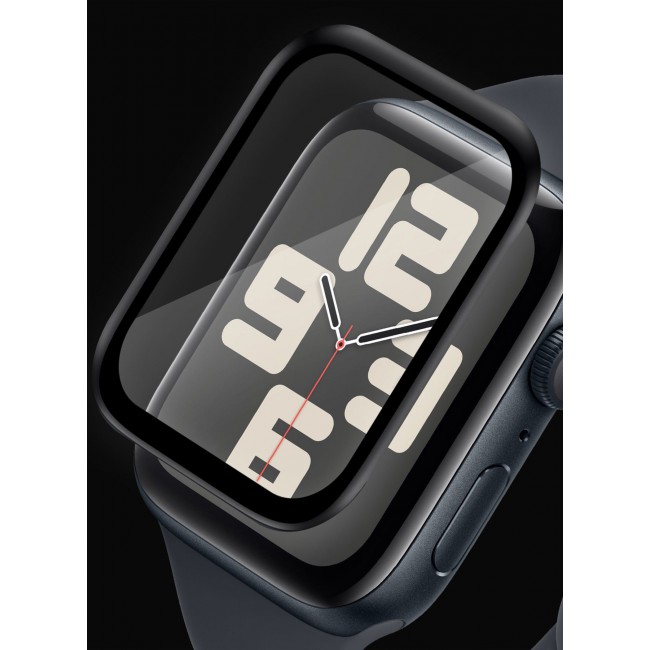 CATANES 3-Pack Tempered Glass Screen Protector for Apple Watch 44mm Series 7 – 9H Anti-Scratch Ultra-Thin Protective Film Cover Clear Color