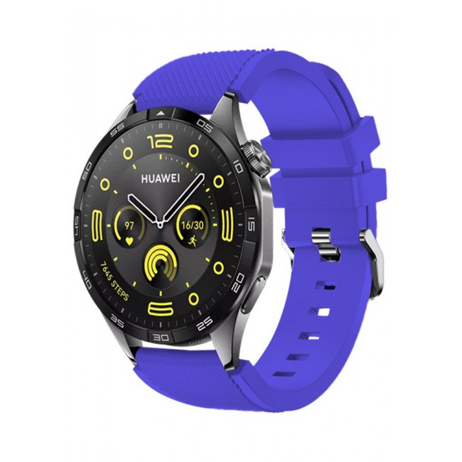 CATANES (for Huawei GT4 22mm) Silicone Strap,Sport Wristband Strap Adjustable Silicone Sport Band Purple