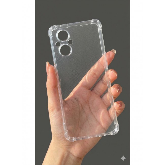 CATANES TPU Clear Case for Oppo Reno 8 lite 5G – Crystal Clear, Slim Fit, Shockproof Protection