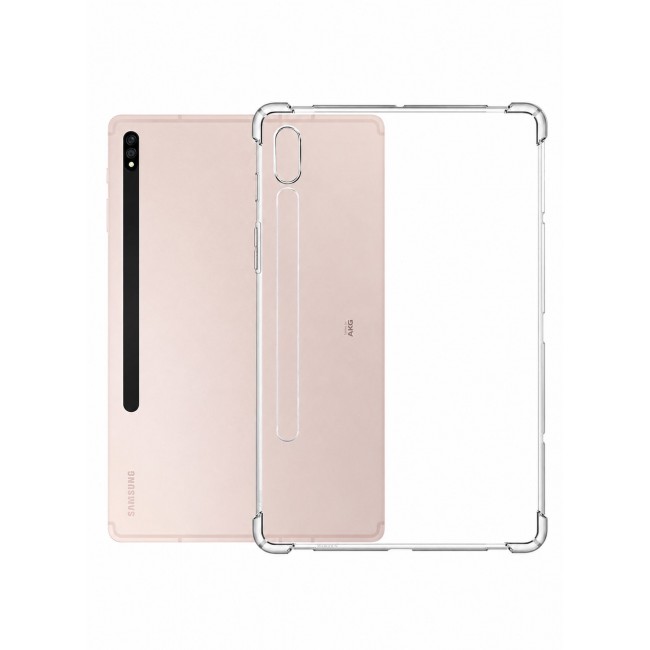 CATANES For Samsung Galaxy Tab S8 Plus Transparent TPU Bumper Protective Case