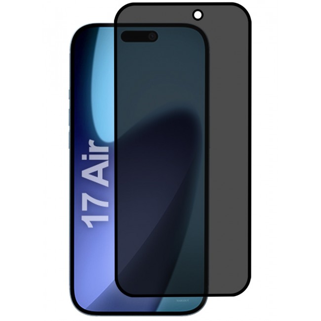 CATANES Premium 3D Privacy Screen Protector for iPhone 17 Air, Anti-Spy Tempered Glass HD Clear View Easy Installation
