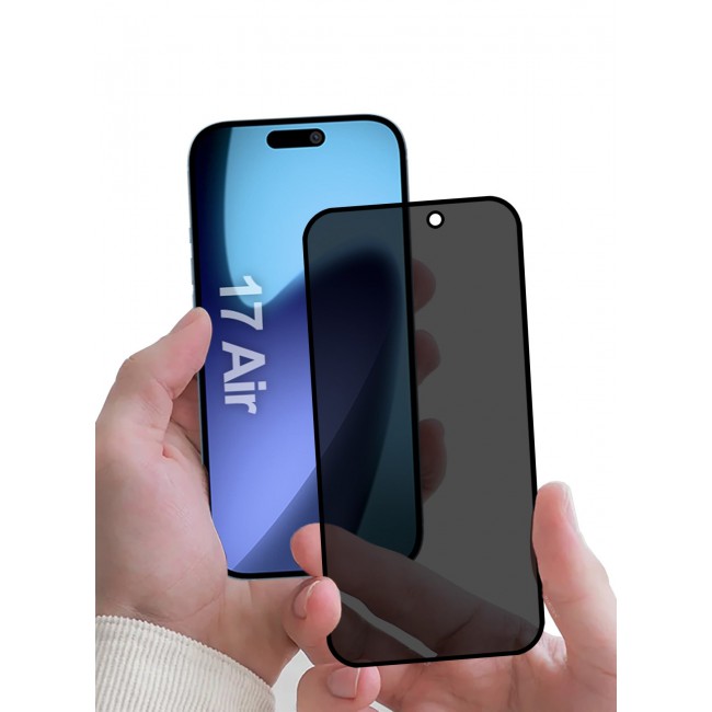 CATANES Premium 3D Privacy Screen Protector for iPhone 17 Air, Anti-Spy Tempered Glass HD Clear View Easy Installation