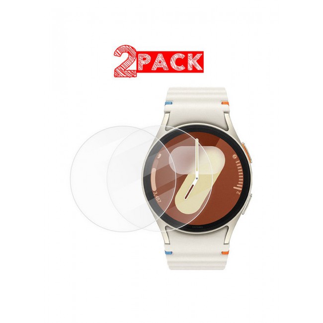 CATANES (for Samsung Galaxy Watch 7 44mm) 2 Pack Screen Protector Tempered Glass Anti-Scratch 9H Ultra-thin Screen Protector Protective Film Cover Accessories