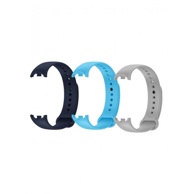 CATANES 3 Pack For Xiaomi Smart Band 8/9 Watch Bands Adjustable Comfortable Sport Replacement Strap for Xiaomi Mi Band 8/9 Wristband Bracelet Band for Women Men Multicolour