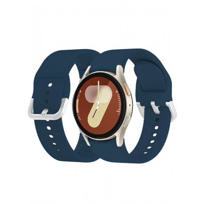 CATANES (for Samsung Galaxy Watch 7) Silicone Sport Band Durable and Sport Design for Men Women Dark Blue
