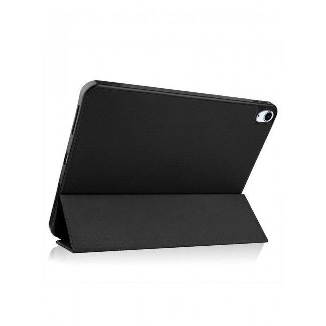 CATANES [for iPad Air 13 inch 2024] Flip Case With Pen Slot Shockproof Cover Shock Absorbing Foldable Protective Cover Black