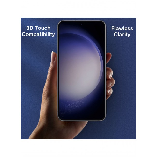 CATANES Samsung Galaxy S23 Plus Screen Protector Tempered Glass 9H Anti-Scratch Shatterproof HD Curved Edge to Edge Full Coverage Film 6.6 inch