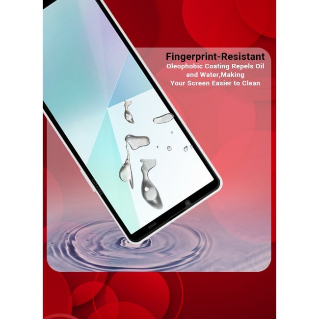 CATANES [for Sony Xperia 10 Vi and 10 Vii] Screen Protector Tempered Glass Anti-Scratch Screen Protector Case Friendly HD Clear Protective Film