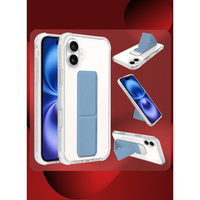 CATANES ( for iPhone 16 Plus ) Case with Phone Grip and Expanding Stand, Kickstand Fully Protective Cover with Phone Grip Holder
