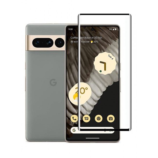 CATANES 2Pack for Google Pixel 7 Pro Screen Protector Tempered Glass 9H Anti-Scratch Shatterproof HD Curved Edge to Edge Full Coverage Film 6.7 inch