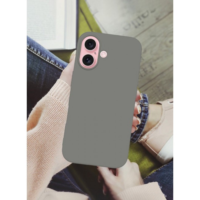CATANES (for iPhone 16 Plus) 2 Pack Case and Screen Protector, Slim Silicone Case, Full Covered Anti Scratch Shockproof Protective Cover