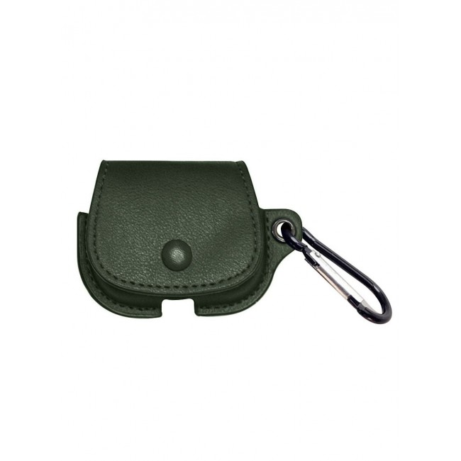 CATANES AirPods Pro Case Leather Case Cover with Keychain Compatible with Apple AirPods Pro 2019 Green
