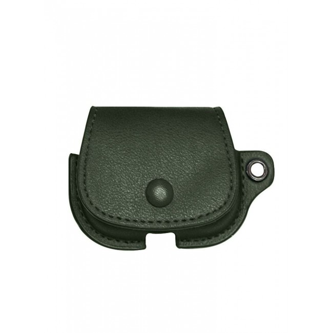 CATANES AirPods Pro Case Leather Case Cover with Keychain Compatible with Apple AirPods Pro 2019 Green