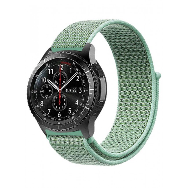 CATANES 22mm Nylon Strap,Compatible with Huawei GT/Huawei GT2 (46mm) /Huawei GT2 Pro/Samsung Galaxy Watch (46mm) and Galaxy Watch 3 (45mm) Sport Wristband Strap Aquamarine