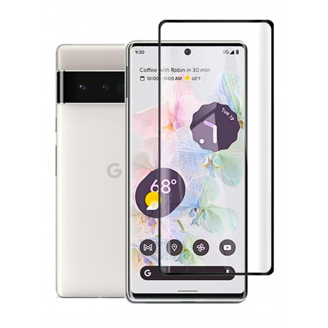 CATANES 2Pack for Google Pixel 6 Pro Screen Protector Anti-Scratch Curved Tempered Glass Clear HD Edge to Edge Full Coverage 9H Case Friendly Film 6.71 inch