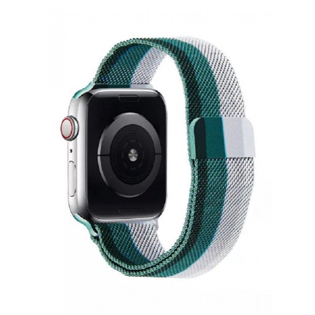 CATANES Apple Watch 41mm 40mm 38mm Milanese Mesh Stainless Steel Magnetic Closure Band Compatible with iWatch Series 7/SE/6/5/4/3/2/10