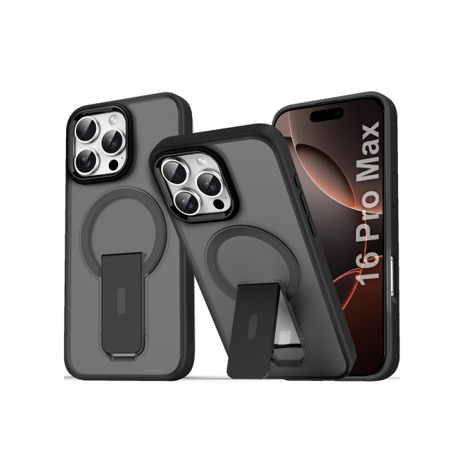 CATANES ( for iPhone 16 Pro Max ) Case Magnetic Kickstand Cover with Screen Camera Protection Support Wireless Charging Cover