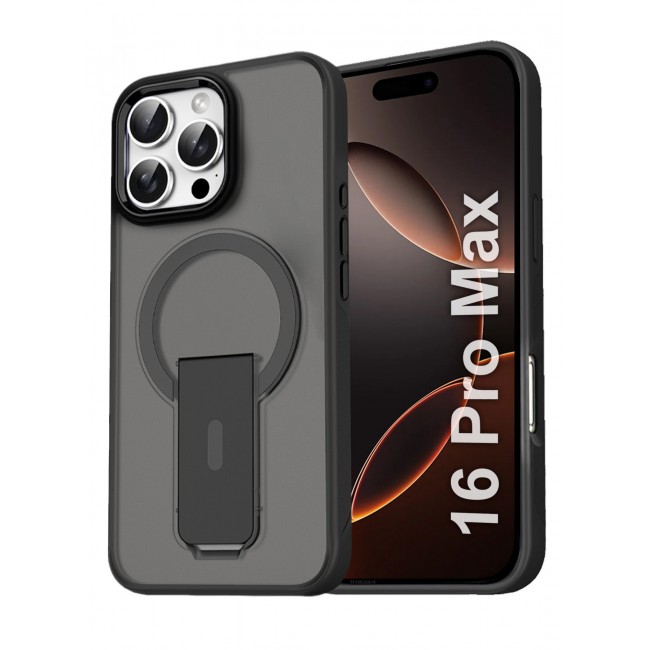 CATANES ( for iPhone 16 Pro Max ) Case Magnetic Kickstand Cover with Screen Camera Protection Support Wireless Charging Cover