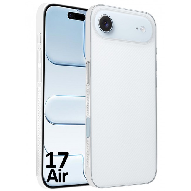 CATANES Case Cover for iPhone 17 Air - Sturdy Durable Ultra-Thin Case - Air Skin Line Design Transparent Back Cover - Drop Protection Cover - White