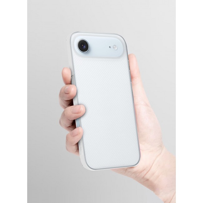 CATANES Case Cover for iPhone 17 Air - Sturdy Durable Ultra-Thin Case - Air Skin Line Design Transparent Back Cover - Drop Protection Cover - White