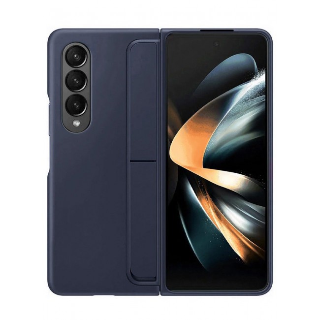 CATANES Samsung Galaxy Z Fold4 Standing Case with Pen Dark Blue