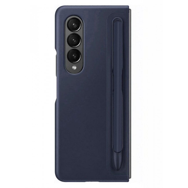 CATANES Samsung Galaxy Z Fold4 Standing Case with Pen Dark Blue