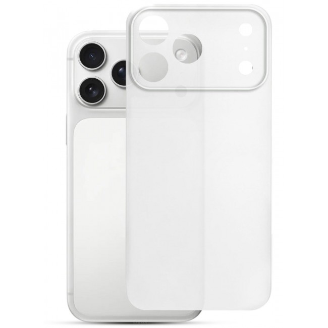 CATANES Air Skin Frosted Matte Case for iPhone 17 Pro Max - Stylish Ultra Slim Back Cover - Frosted Clear
