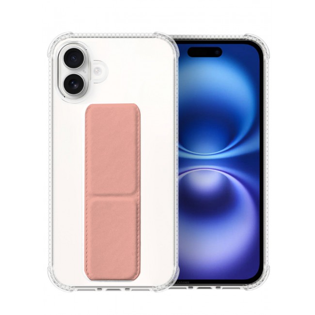 CATANES ( for iPhone 16 Plus ) Case with Phone Grip and Expanding Stand, Kickstand Fully Protective Cover with Phone Grip Holder