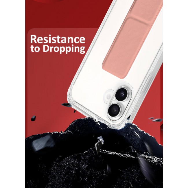 CATANES ( for iPhone 16 Plus ) Case with Phone Grip and Expanding Stand, Kickstand Fully Protective Cover with Phone Grip Holder