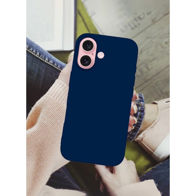 CATANES (for iPhone 16 Plus) 2 Pack Case and Screen Protector, Slim Silicone Case, Full Covered Anti Scratch Shockproof Protective Cover