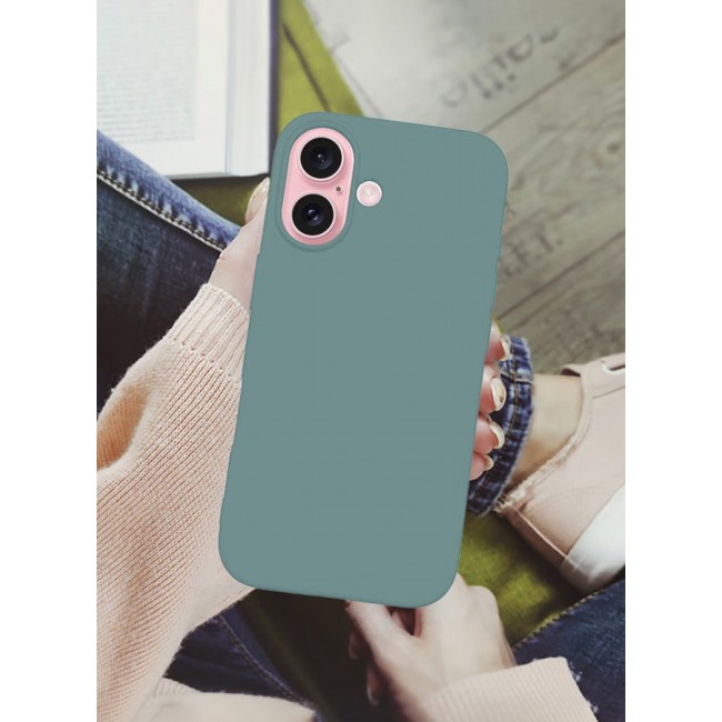 CATANES (for iPhone 16 Plus) 2 Pack Case and Screen Protector, Slim Silicone Case, Full Covered Anti Scratch Shockproof Protective Cover