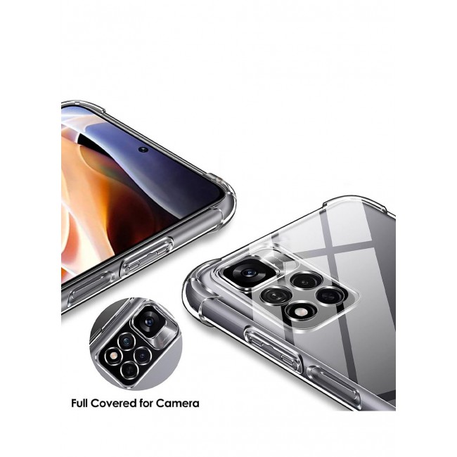 CATANES Xiaomi Redmi Note 11 5G Case Cover Clear Protective TPU Four Corners Cover Transparent Soft Case