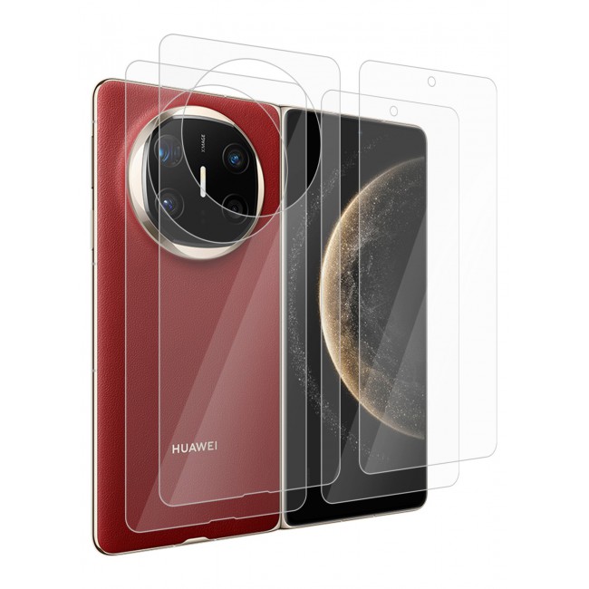 CATANES (for Huawei Mate X6 ) 2Packs Premium Screen Protector and Back Glass Full 3 in 1 Coverage