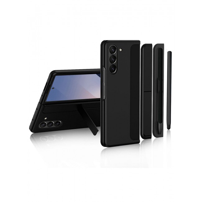 CATANES ( Case for Galaxy Z Fold 6 ) Premium Samsung Galaxy Z Fold 6 Case with Built-in S Pen Holder Sleek Protection for Your Foldable Black Color