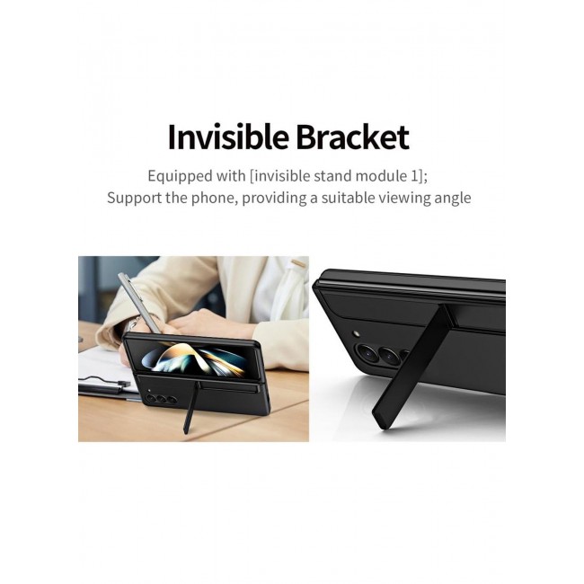 CATANES ( Case for Galaxy Z Fold 6 ) Premium Samsung Galaxy Z Fold 6 Case with Built-in S Pen Holder Sleek Protection for Your Foldable Black Color