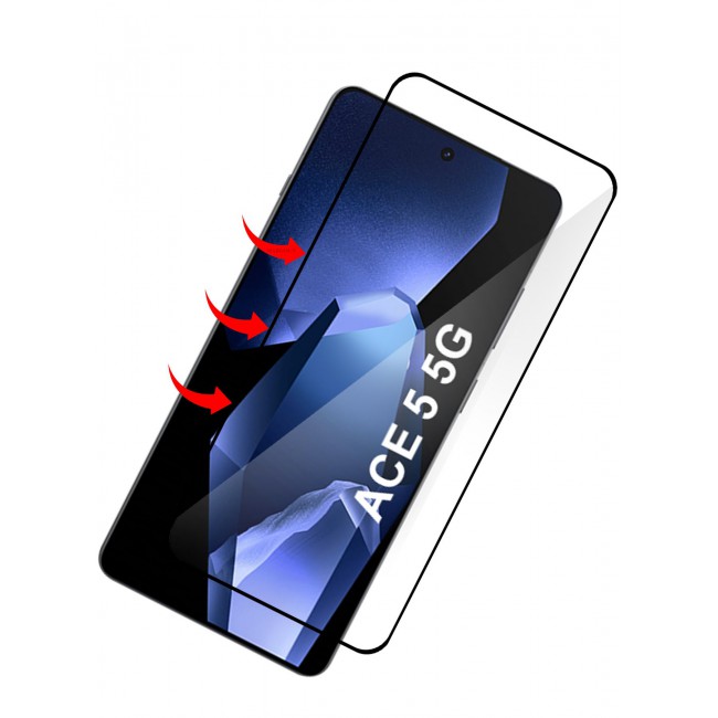 CATANES Screen Protector for Oneplus ACE 5 5G, Tempered Glass , Full Glue, 9H Hardness, HD Clarity, No Bubble
