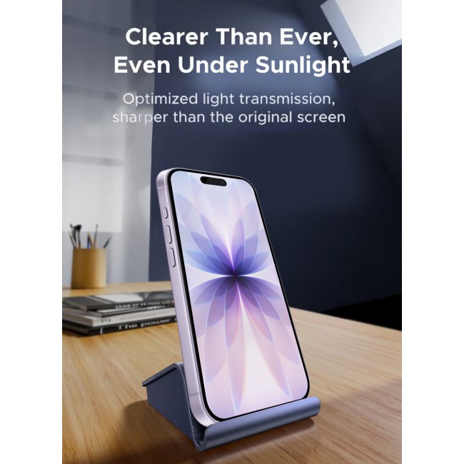 CATANES 2 Packs Screen Protector for iPhone 17 - 3D Full Coverage 9H Tempered Glass Bubble-Free Installation High Protection Scratch Resistant
