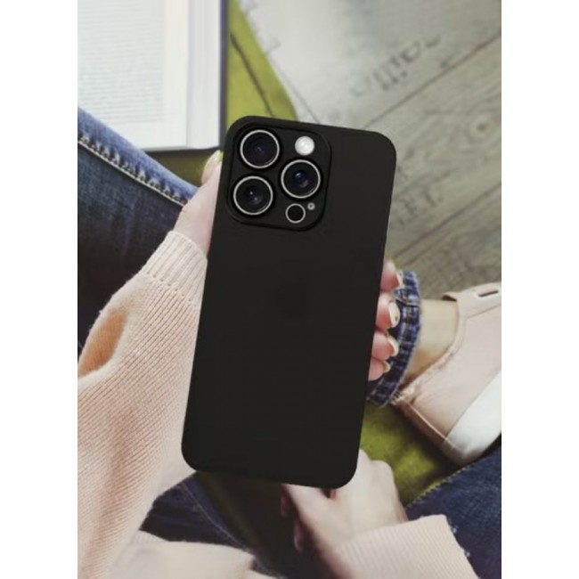 CATANES iPhone 15 Pro Max Case Air Skin Series Back Cover Sturdy Durable Thin Case Drop Protection Case Cover Black