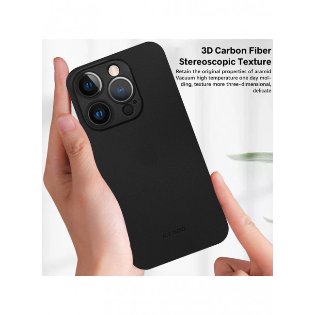 CATANES iPhone 15 Pro Max Case Air Skin Series Back Cover Sturdy Durable Thin Case Drop Protection Case Cover Black